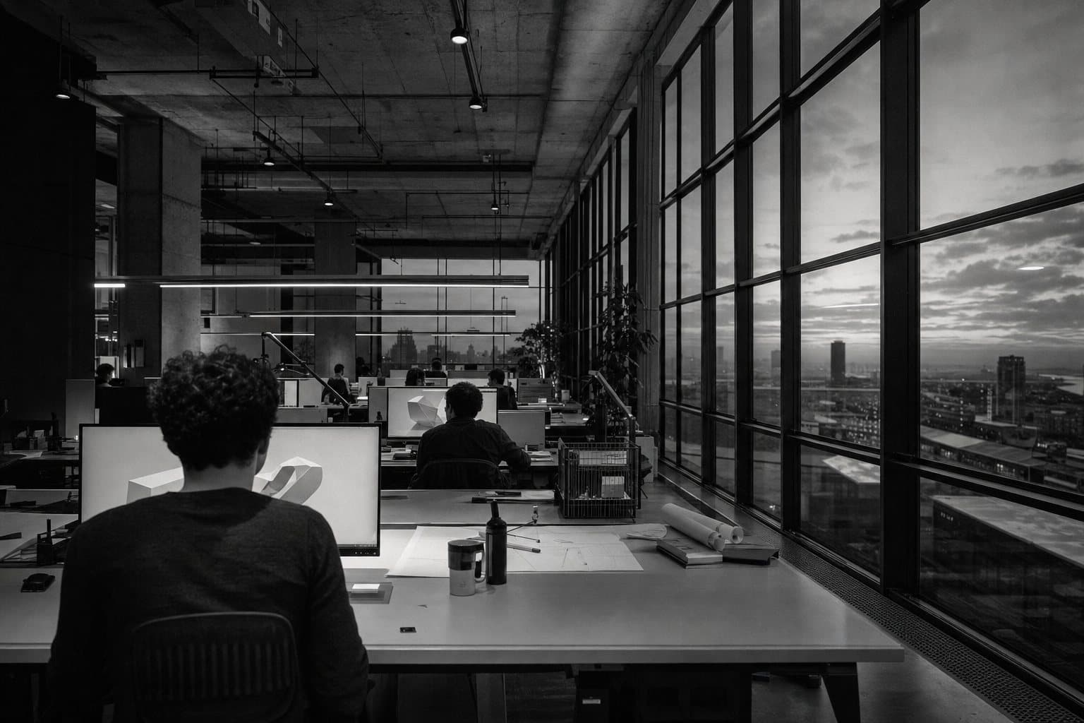Industrial loft office in New Belgrade